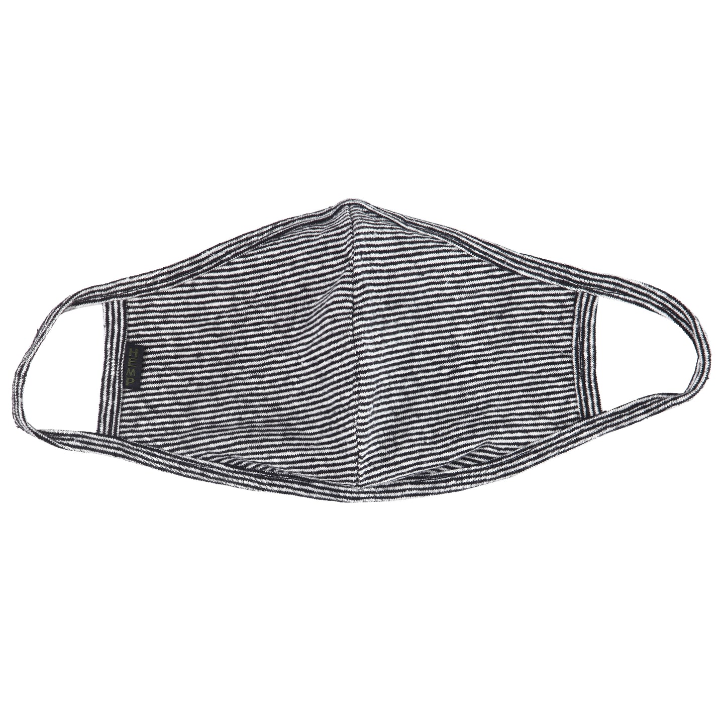 HEMP MICRO STRIPE FACE MASK - HEMPZOO