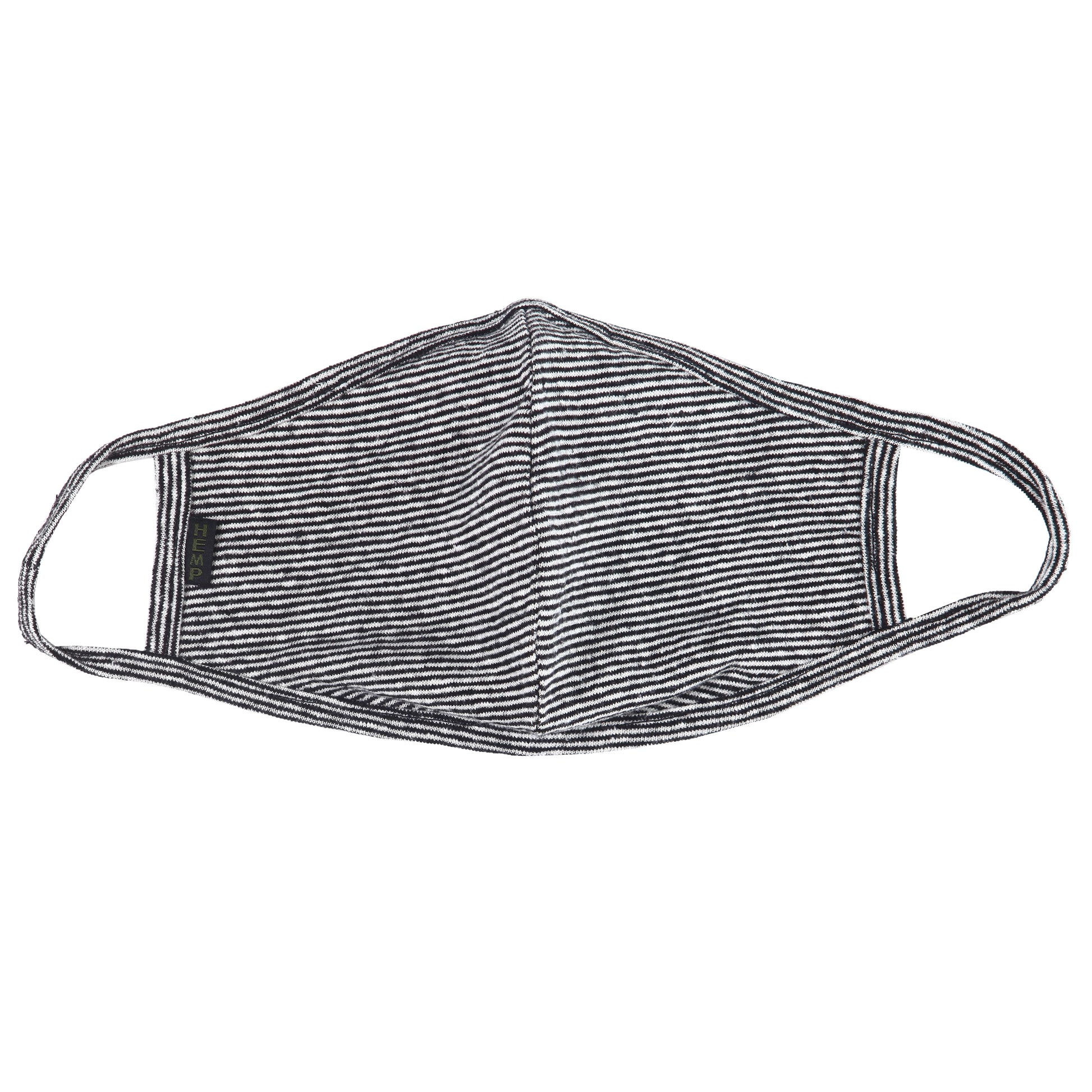HEMP MICRO STRIPE FACE MASK - HEMPZOO