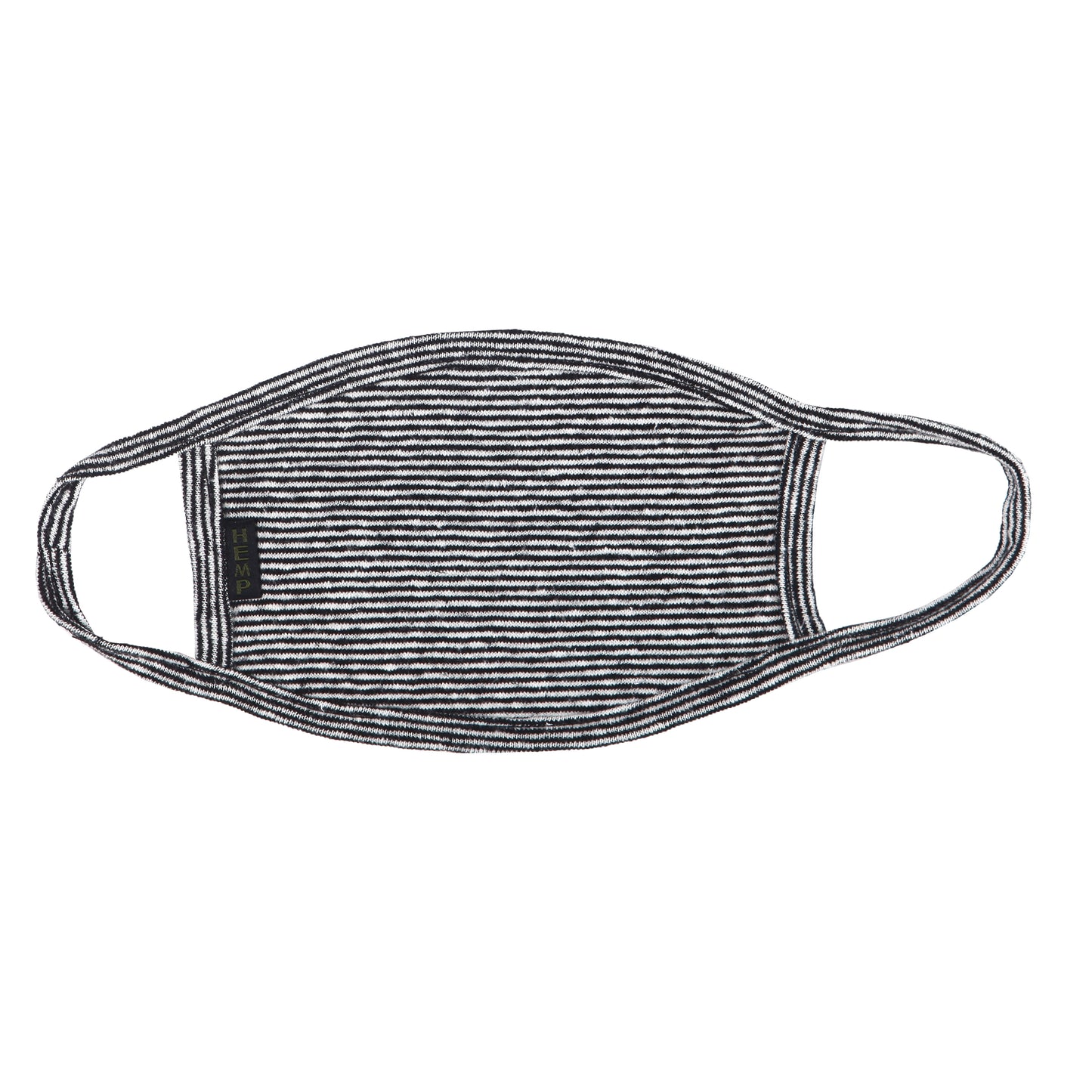 HEMP MICRO STRIPE FACE MASK - HEMPZOO