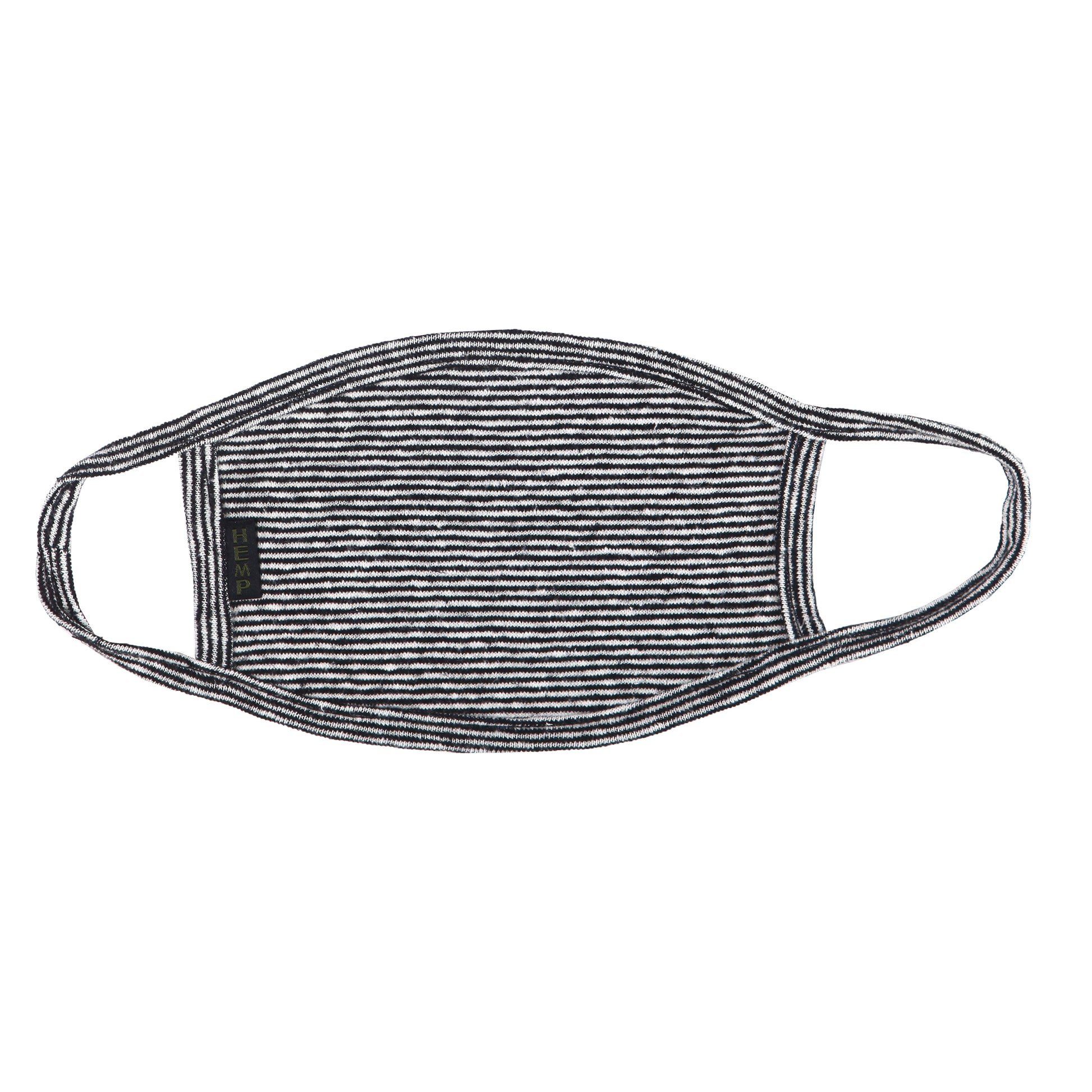 HEMP MICRO STRIPE FACE MASK - HEMPZOO