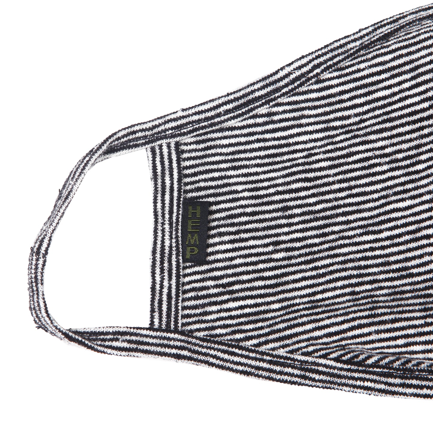 HEMP MICRO STRIPE FACE MASK - HEMPZOO