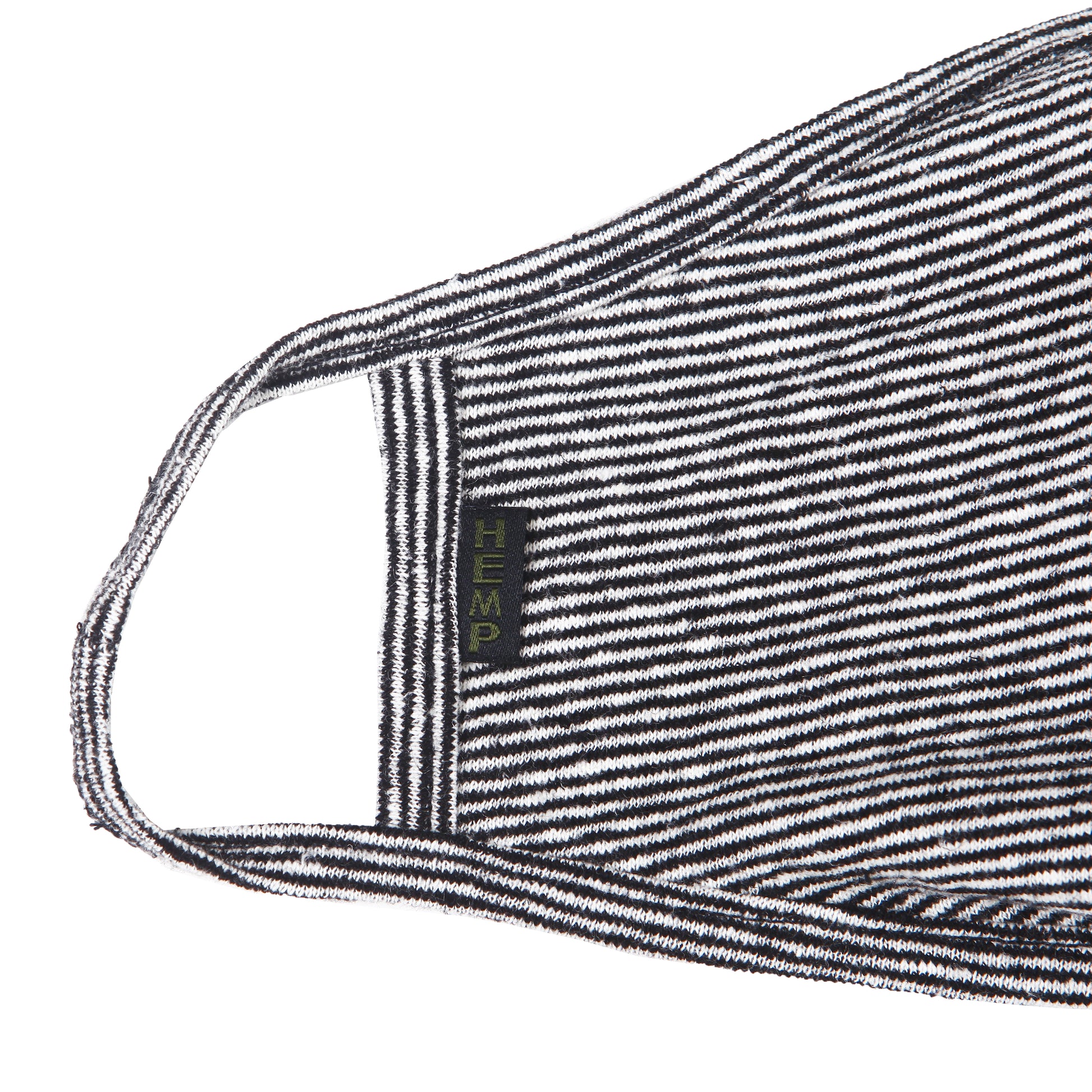 HEMP MICRO STRIPE FACE MASK - HEMPZOO