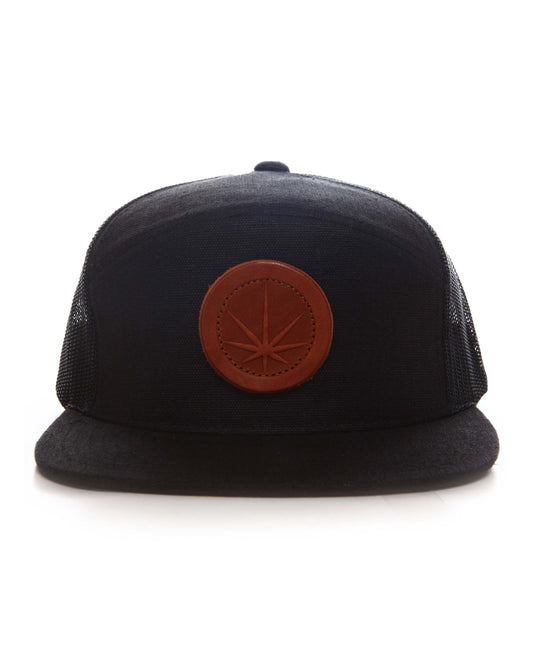 HEMP PATCH ARCH TRUCKER CAP - HEMPZOO
