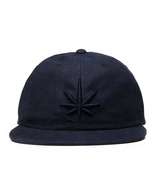 HEMPZOO BLACK LEAF DAD CAP - HEMPZOO