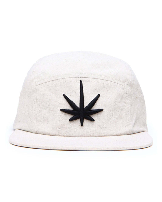 HEMPZOO BLACK LEAF CAMPER CAP - HEMPZOO