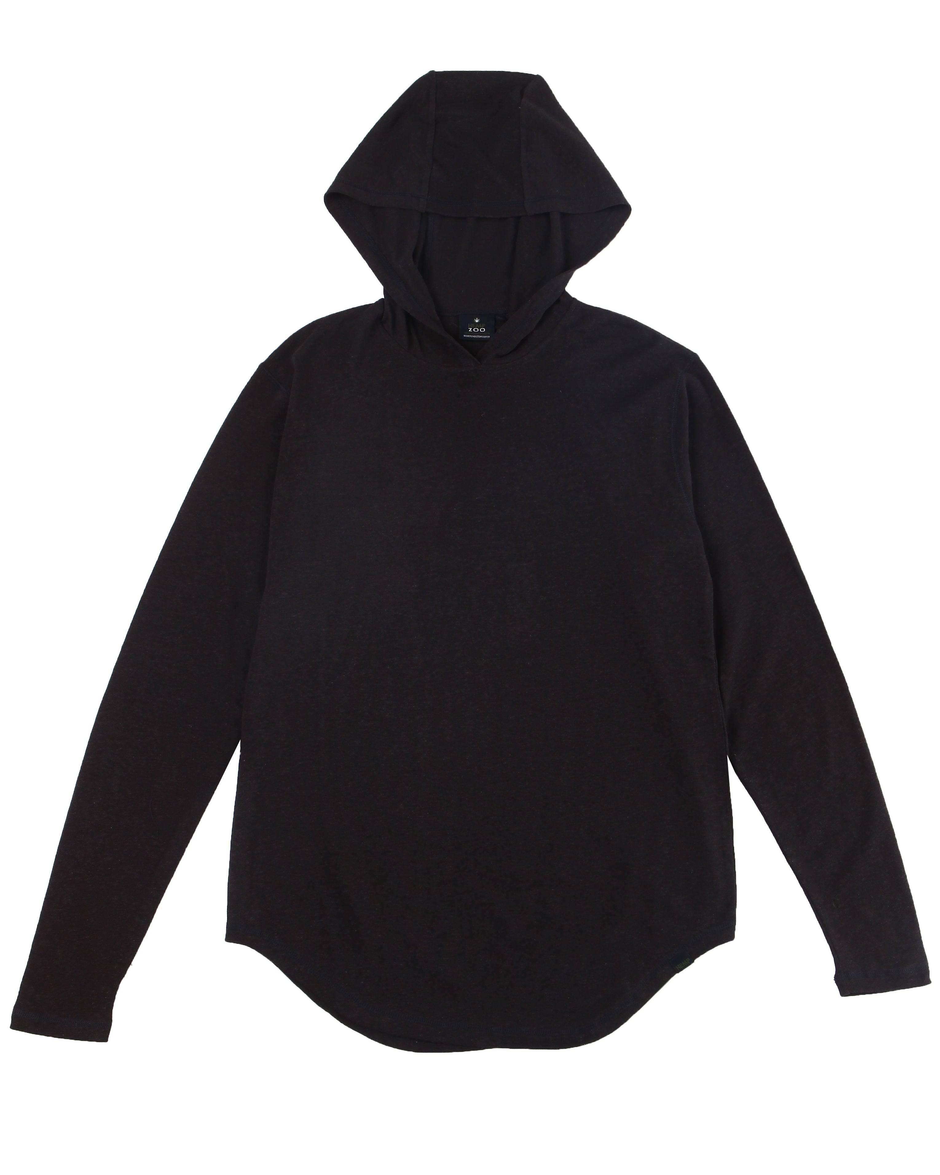 Black shops thin hoodie