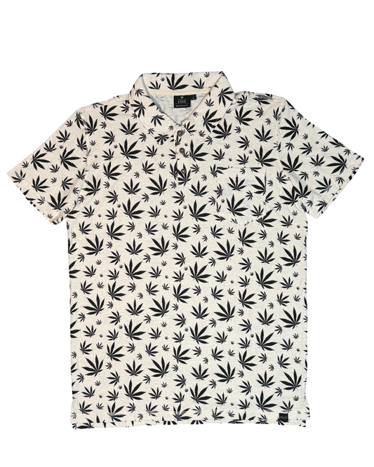 HEMP LEAF POLO SHIRT