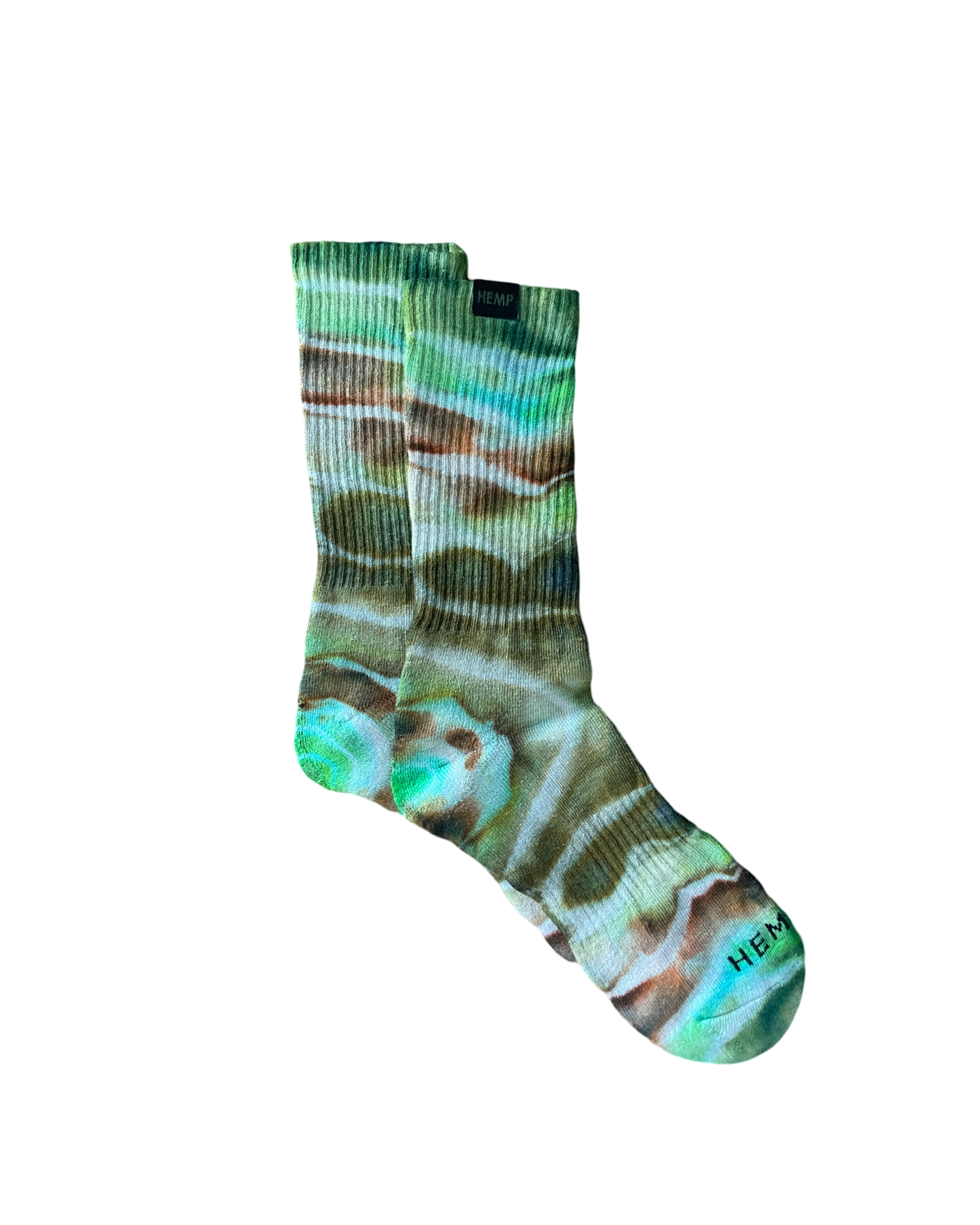 GEO-2 HEMP LABEL CREW SOCKS