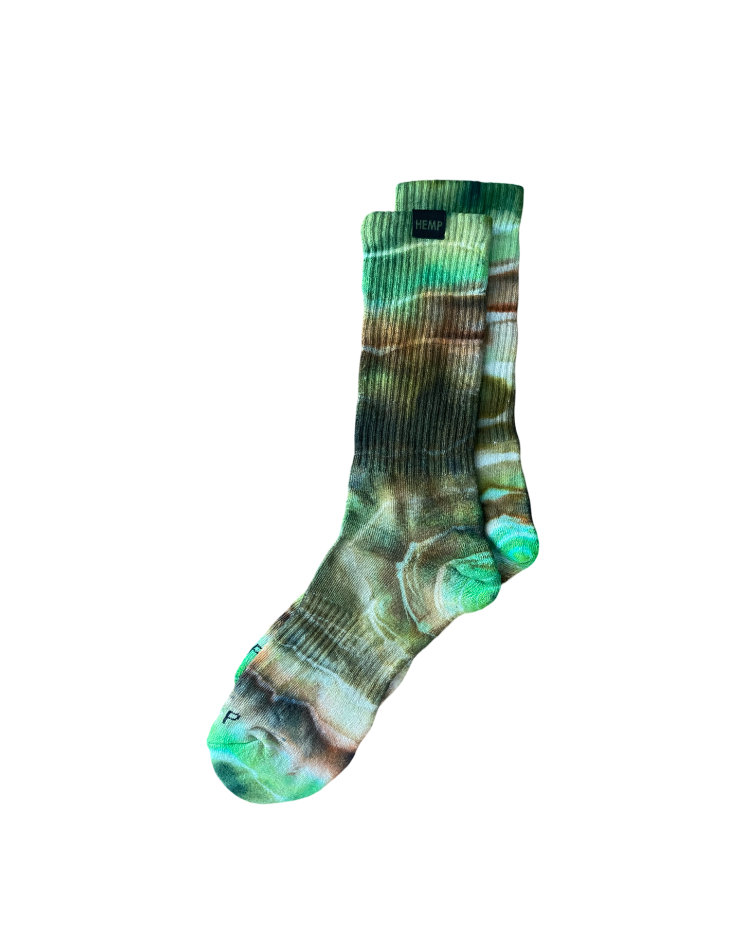 GEO-2 HEMP LABEL CREW SOCKS