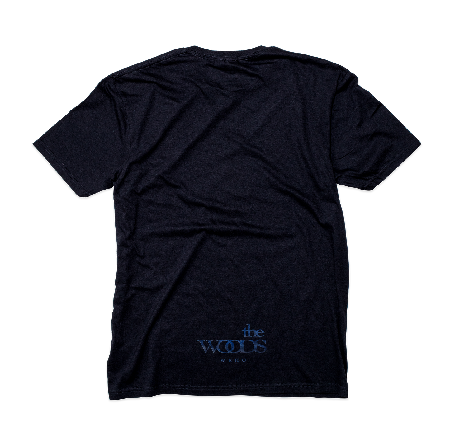 the WOODS COTTON T-SHIRT BLACK
