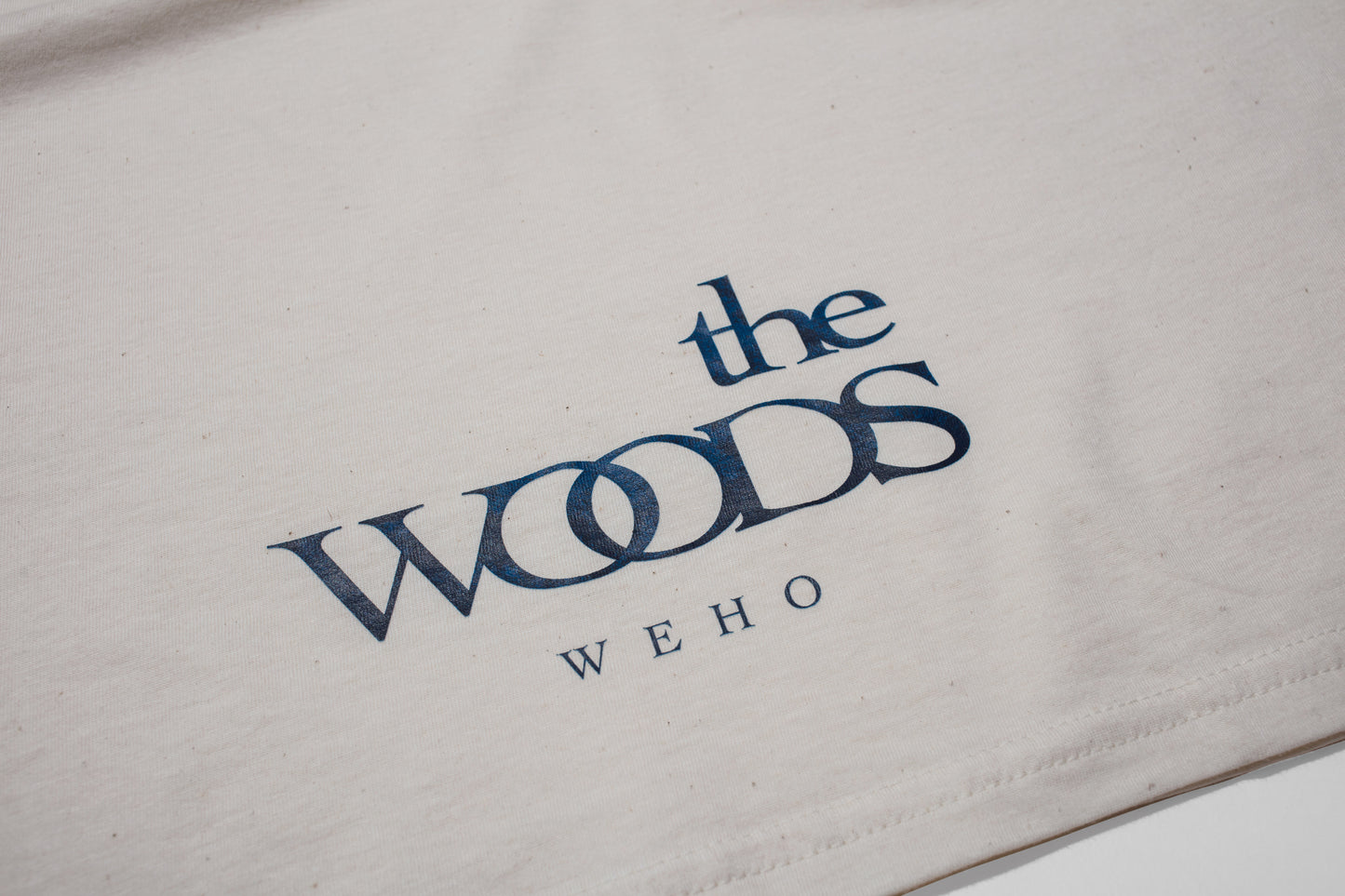 the WOODS COTTON T-SHIRT NATURAL
